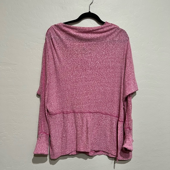 Free People We The Free Womens Londontown Thermal in Pink, Size Small - Picture 2 of 8